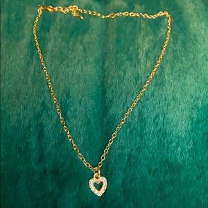 Gold heart necklace